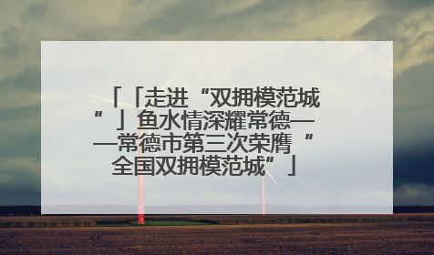 「走进“双拥模范城”」鱼水情深耀常德——常德市第三次荣膺“全国双拥模范城”