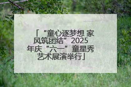 “童心逐梦想 家风筑团结”2025年庆“六一”童星秀艺术展演举行