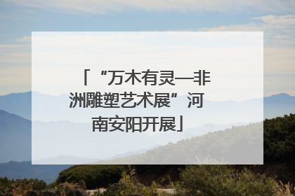 “万木有灵—非洲雕塑艺术展”河南安阳开展