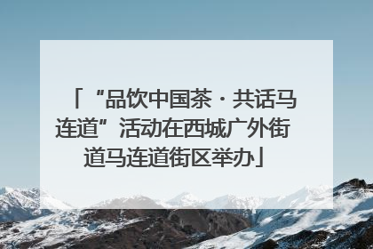 “品饮中国茶・共话马连道”活动在西城广外街道马连道街区举办