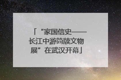 “家国信史——长江中游简牍文物展”在武汉开幕