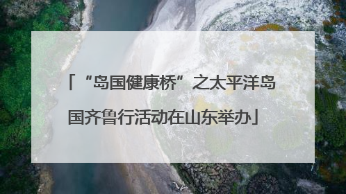 “岛国健康桥”之太平洋岛国齐鲁行活动在山东举办