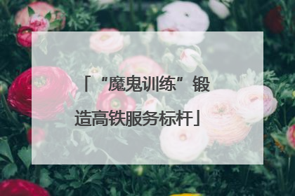 “魔鬼训练”锻造高铁服务标杆