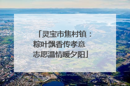灵宝市焦村镇：粽叶飘香传孝意 志愿温情暖夕阳