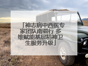 神志病中西医专家团队南疆行 多维赋能基层精神卫生服务升级