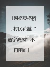 网格员搭桥，村民跨越“数字鸿沟”不再困难