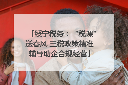 绥宁税务：“税课”送春风 三税政策精准辅导助企合规经营