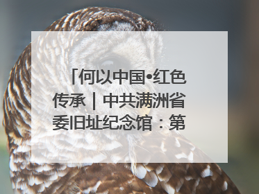 何以中国•红色传承｜中共满洲省委旧址纪念馆：第一份抗日宣言在这里发出