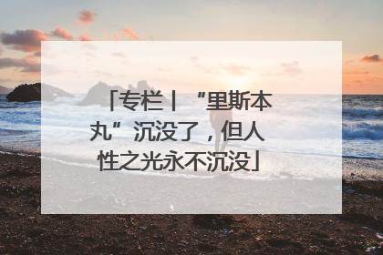 专栏丨“里斯本丸”沉没了，但人性之光永不沉没