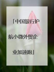 中国银行护航小微外贸企业加速跑