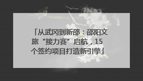 从武冈到新邵：邵阳文旅“接力赛”启航，15个签约项目打造新引擎