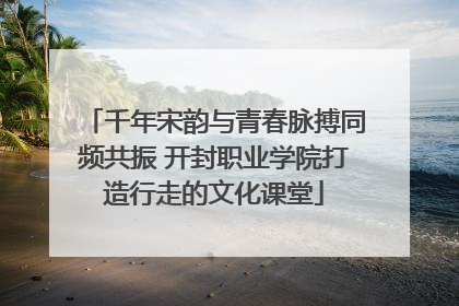千年宋韵与青春脉搏同频共振 开封职业学院打造行走的文化课堂