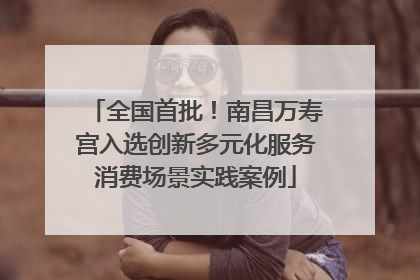 全国首批！南昌万寿宫入选创新多元化服务消费场景实践案例