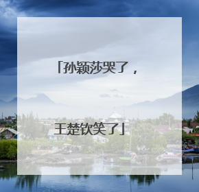 孙颖莎哭了，王楚钦笑了