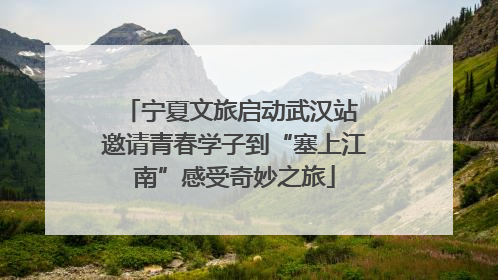 宁夏文旅启动武汉站 邀请青春学子到“塞上江南”感受奇妙之旅