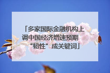 多家国际金融机构上调中国经济增速预期 “韧性”成关键词