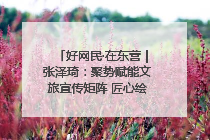 好网民·在东营｜张泽琦：聚势赋能文旅宣传矩阵 匠心绘就东营诗与远方