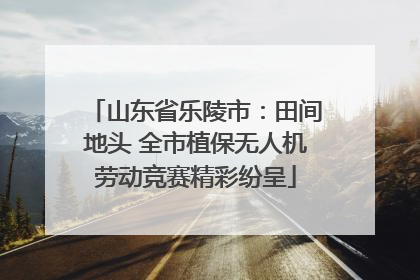 山东省乐陵市：田间地头 全市植保无人机劳动竞赛精彩纷呈