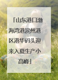山东港口渤海湾港滨州港区港华码头迎来入夏生产小高峰