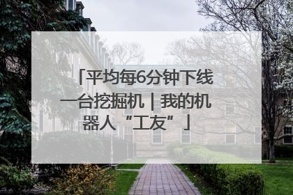 平均每6分钟下线一台挖掘机｜我的机器人“工友”