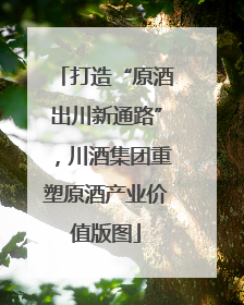打造“原酒出川新通路”，川酒集团重塑原酒产业价值版图