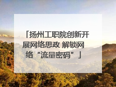 扬州工职院创新开展网络思政 解锁网络“流量密码”