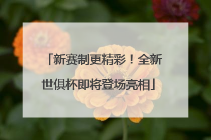 新赛制更精彩！全新世俱杯即将登场亮相