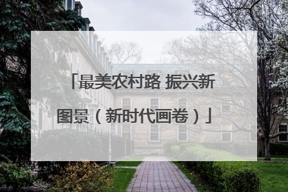 最美农村路 振兴新图景（新时代画卷）