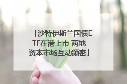 沙特伊斯兰国债ETF在港上市 两地资本市场互动频密