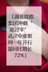湖北铁路集团冲刺“双过半” 武汉中亚班列一年开行量同比增长72%
