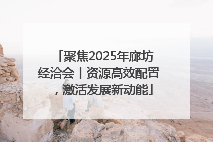 聚焦2025年廊坊经洽会丨资源高效配置，激活发展新动能