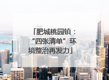 肥城桃园镇：“四张清单”环境整治再发力