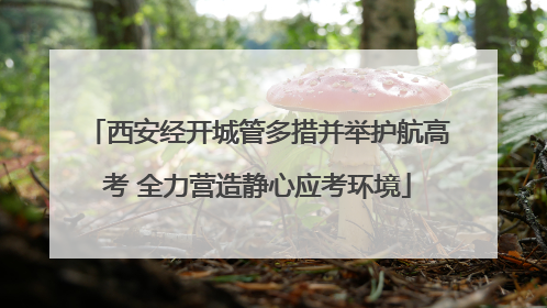 西安经开城管多措并举护航高考 全力营造静心应考环境