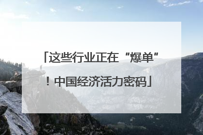 这些行业正在“爆单”！中国经济活力密码