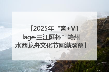 2025年“客+Village·三江匯杯”赣州水西龙舟文化节圆满落幕