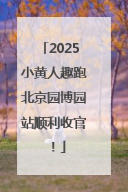 2025小黄人趣跑北京园博园站顺利收官！